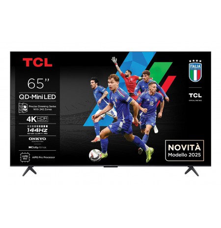 TCL 65C69K TV 165.1 cm (65") 4K Ultra HD Smart TV Wi-Fi Metallic