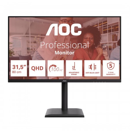 AOC 81,3cm (31,5") Q32E4U  16:09  2xHDMI+DP+USB IPS black