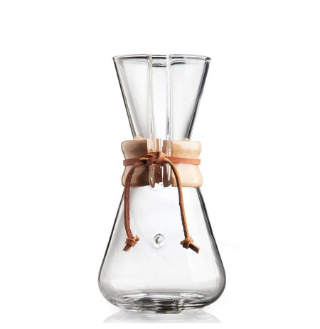 Klasikinis kavos aparatas + 3 „Chemex“ puodeliai