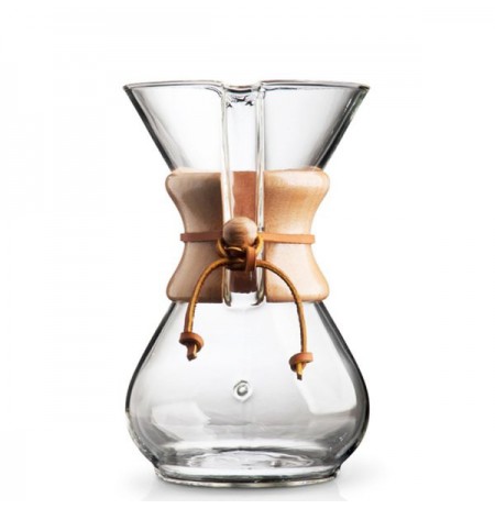 Klasikinis kavos aparatas + 6 „Chemex“ puodeliai