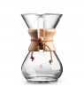 Klasikinis kavos aparatas + 6 „Chemex“ puodeliai