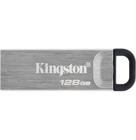 Kingston USB Flash Drive DataTraveler Kyson 128 GB, USB 3.2 Gen 1, Black/Grey