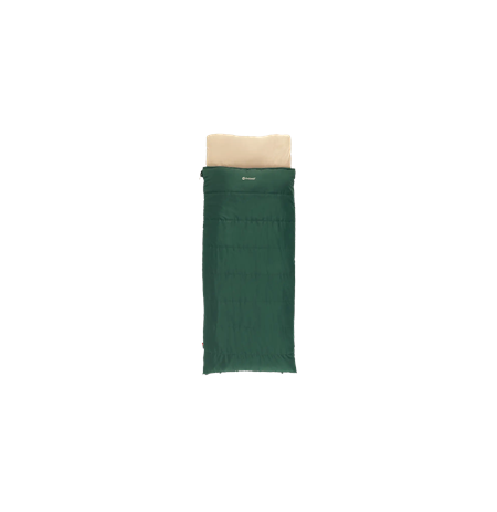 Outwell Contour Prime Green | Sleeping Bag | 220 x 85 cm | -13 to 16 °C | Right Zipper