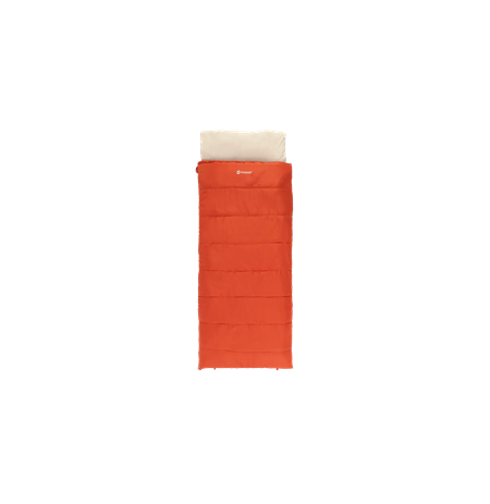 Outwell Contour Lux Red | Sleeping Bag | 220 x 85 cm | -19 to 15 °C | Right Zipper