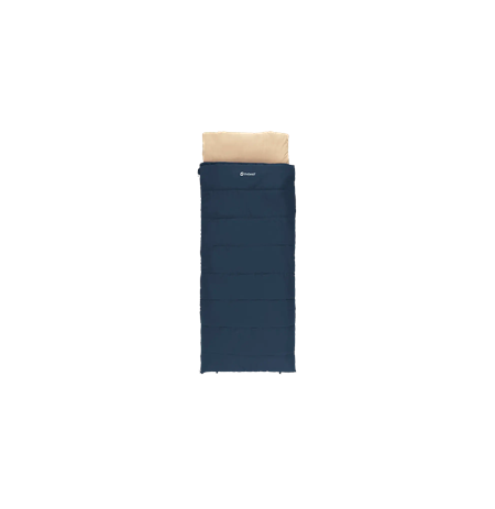 Outwell Contour Lux Deep Blue | Sleeping Bag | 220 x 85 cm | -19 to 15 °C | Right Zipper
