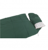 Outwell Camper Prime Green | Sleeping Bag | 235 x 90 cm | -15 to 5 °C | Right Zipper