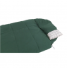 Outwell Camper Prime Green | Sleeping Bag | 235 x 90 cm | -15 to 5 °C | Right Zipper
