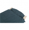 Outwell Camper Lux Double Blue | Sleeping Bag | 235 x 150 cm | -16 to 5 °C | Both Side Zipper