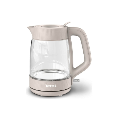TEFAL Kettle | KO2G0BE0 | 2000 W | Electric | 1.7 L | Glass | 360° rotational base | Grey/Transparent