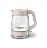 TEFAL Kettle | KO2G0BE0 | 2000 W | Electric | 1.7 L | Glass | 360° rotational base | Grey/Transparent