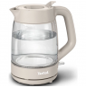 TEFAL Kettle | KO2G0BE0 | 2000 W | Electric | 1.7 L | Glass | 360° rotational base | Grey/Transparent