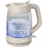TEFAL Kettle | KO2G0BE0 | 2000 W | Electric | 1.7 L | Glass | 360° rotational base | Grey/Transparent
