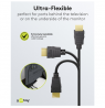 Goobay 80101 HDMI High-Speed Cable with Ethernet | Soft | 1 m