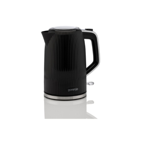 Gorenje K17DPB | Kettle | Electric | 1.7 L | 2200 W | Plastic/Stainless steel | 360° rotational base | Black
