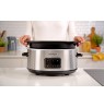 Crock-Pot CSC112X 6.5-litre slow cooker (silver)