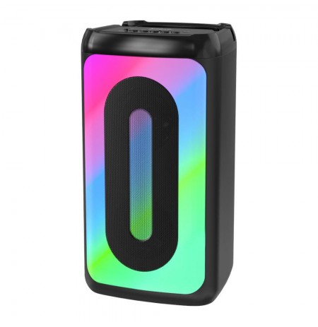 Defender CONCERTO Bluetooth Speaker 20W MP3/FM/SD/USB/AUX/TWS/LED/MIC KARAOKE black + microphone
