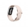 Fitbit Charge 6 AMOLED Wristband activity tracker Beige, Silver
