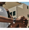 Fitbit Charge 6 AMOLED Wristband activity tracker Beige, Silver