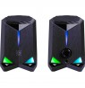 PC SPEAKERS ROCKET 2.0 6W LED USB BLACK