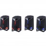 PC SPEAKERS ROCKET 2.0 6W LED USB BLACK