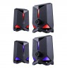 PC SPEAKERS ROCKET 2.0 6W LED USB BLACK
