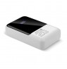 Powerbank 20 000mAh, 2x USB, 1x USB-C 22,5W, QC4+, LCD screen, white