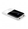 Powerbank 10 000mAh, 2x USB, 1x USB-C 22,5W, QC4+, LCD screen, white