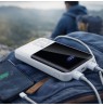 Powerbank 10 000mAh, 2x USB, 1x USB-C 22,5W, QC4+, LCD screen, white