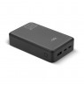 Powerbank 20 000mAh, 1x USB, 2x USB-C, 20W, QC4+, LCD screen, black