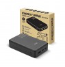 Powerbank 20 000mAh, 1x USB, 2x USB-C, 20W, QC4+, LCD screen, black