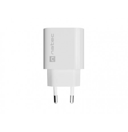 WALL CHARGER NATEC RIBERA 1X USB-A 18W WHITE