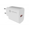 WALL CHARGER NATEC RIBERA 1X USB-A 18W WHITE