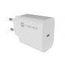 WALL CHARGER NATEC RIBERA 1X USB-C 20W WHITE