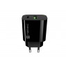 WALL CHARGER NATEC RIBERA 1X USB-A + 1X USB-C 20W BLACK