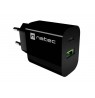 WALL CHARGER NATEC RIBERA 1X USB-A + 1X USB-C 20W BLACK