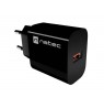 WALL CHARGER NATEC RIBERA 1X USB-A 18W BLACK