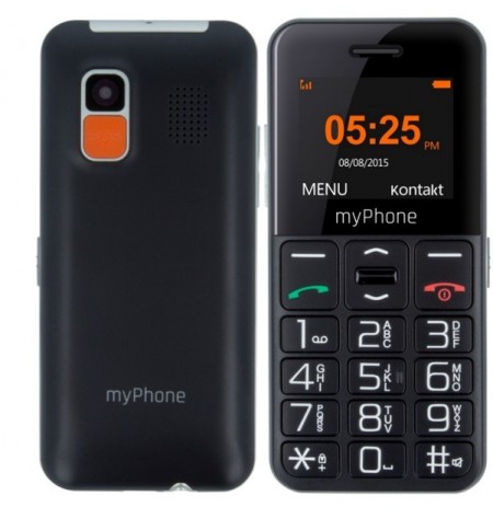 Telefonas MyPhone HALO Easy juodas