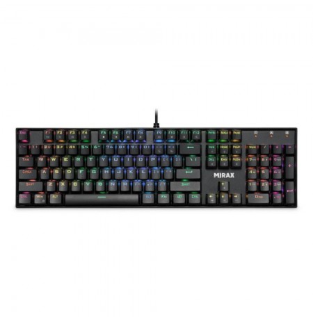 Defender MIRAX GK-352 MECHANICAL Backlit Gaming RGB outemu blue wired keyboard