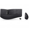 Wireless Keyboard + Mouse Set Perixx PERIDUO-605 Ergonomic black