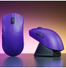 LEOBOG GM3 Purple Mouse with Charging Dock