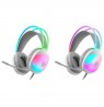 HEADPHONES DEFENDER ECLIPSE RGB WHITE