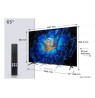 TCL C6KS 65C6KS TV 165.1 cm (65") 4K Ultra HD Smart TV Wi-Fi Metallic