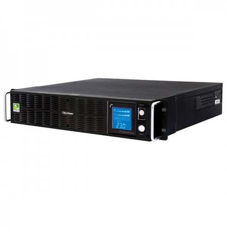 CyberPower PR750ELCDRT1U uninterruptible power supply (UPS) Line-Interactive 0.75 kVA 500 W 6 AC outlet(s)
