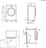 38cm gylio skalbyklė Electrolux EW6SN506W