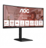 AOC CU34E4CV | 34 " | VA | 21:9 | 120 Hz | 4 ms | 3440 x 1440 pixels | HDMI ports quantity 2 | Black