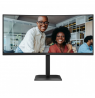 AOC CU34E4CV | 34 " | VA | 21:9 | 120 Hz | 4 ms | 3440 x 1440 pixels | HDMI ports quantity 2 | Black