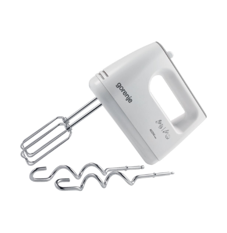 Gorenje | Mixer | M420CW | Hand Mixer | 450 W | Number of speeds 5 | Turbo mode | White