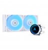 Chieftec ICEBERG 240-RGB-W Computer case All-in-one liquid cooler 12 cm White
