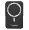 Verbatim Charge 'n' Go Magnetic Wireless Power Bank with stand - 10000 mAh Black