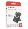 Verbatim Charge 'n' Go Magnetic Wireless Power Bank with stand - 10000 mAh Black